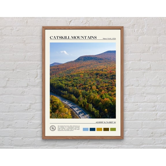 Real Photo, Catskill Mountains Print, Catskill Mountains Wall Art, Catskill Poster, Catskill Mountains Photo, New York Poster Print, 12x18 UNFRAMED