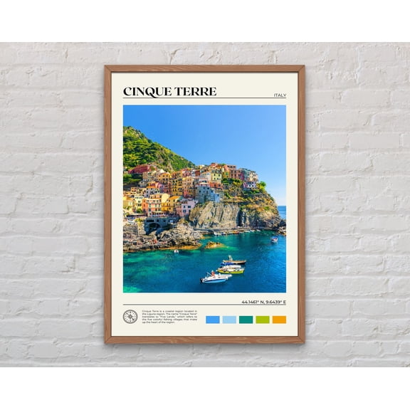 Real Photo, Cinque Terre Print, Cinque Terre Wall Art, Cinque Terre Poster, Cinque Terre Photo, Cinque Terre Poster Print, Italy, 16x24 UNFRAMED