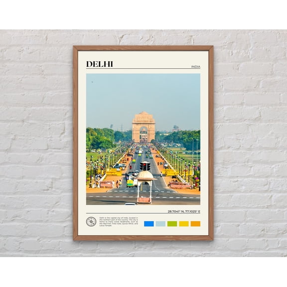 Real Photo, Delhi Print, Delhi Wall Art, Delhi Poster, Delhi Photo, Delhi Poster Print, Delhi Wall Decor, India Poster Print, Asia, 8x12 UNFRAMED