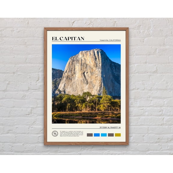 Real Photo, El Capitan Print, El Capitan Wall Art, El Capitan Poster, El Capitan Photo, El Capitan Poster Print, Yosemite Wall Decor, 12x18 UNFRAMED