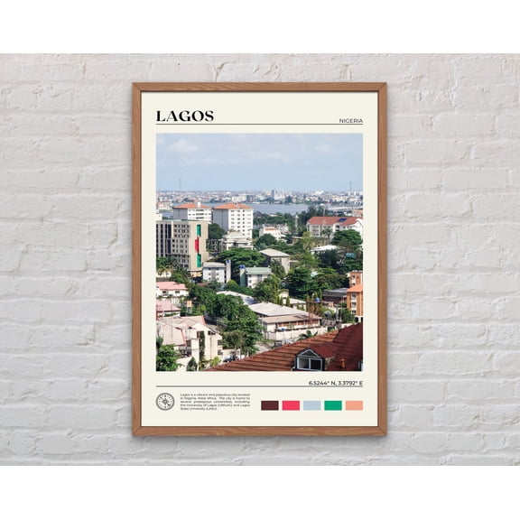 Real Photo, Lagos Print, Lagos Wall Art, Lagos Poster, Lagos Photo, Lagos Poster Print, Lagos Wall Decor, Nigeria Poster Print, 8x12 UNFRAMED