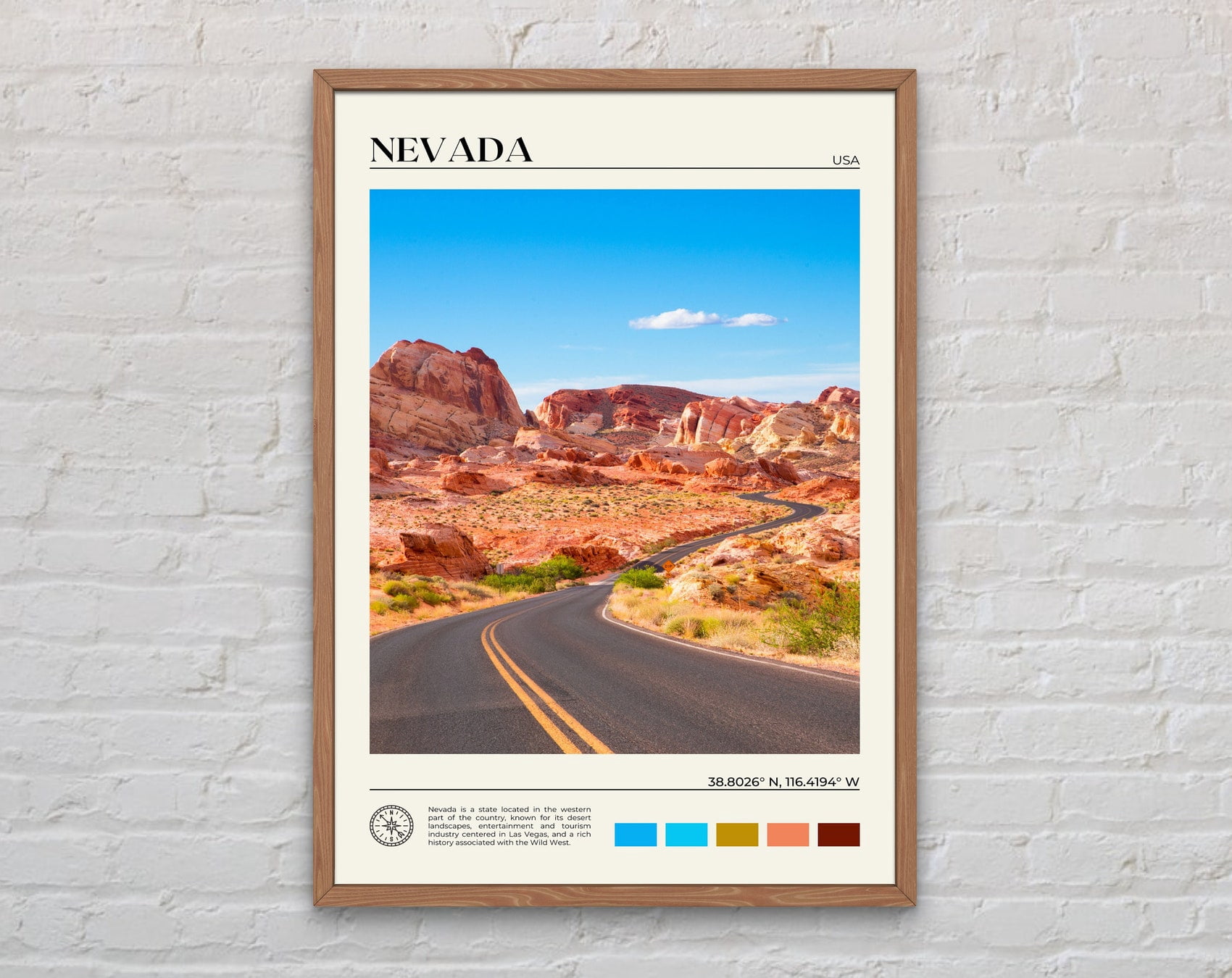 Real Photo, Nevada Print, Nevada Wall Art, Nevada Poster, Nevada Photo ...