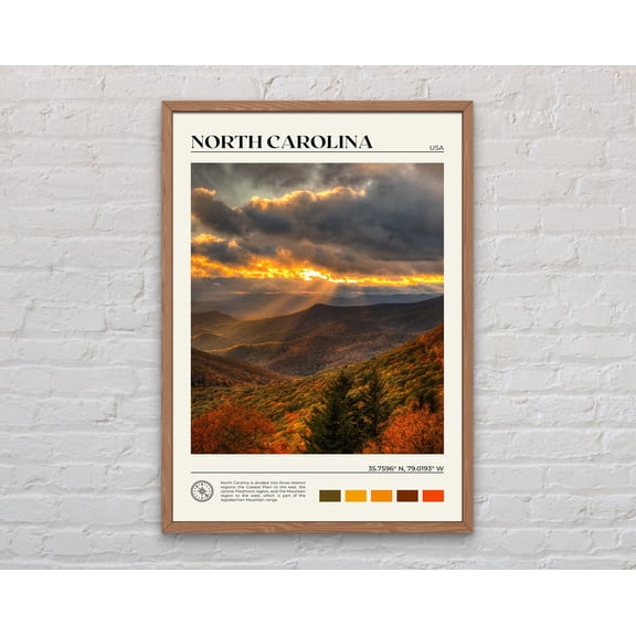 Real Photo, North Carolina Print, North Carolina Wall Art, North Carolina Poster, North Carolina Photo, North Carolina Wall Decor, 8x12 UNFRAMED