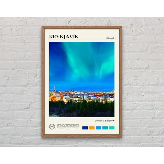 Real Photo, Reykjavík Print, Reykjavík Wall Art, Reykjavík Poster, Reykjavík Photo, Reykjavík Poster Print, Reykjavík Decor, Iceland, 8x12 UNFRAMED