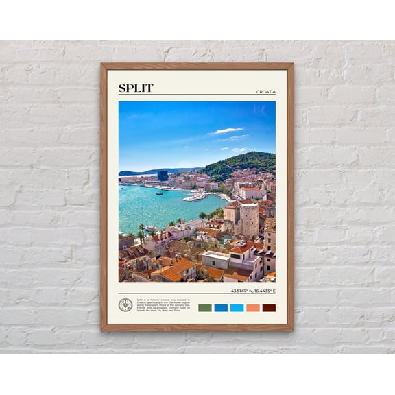 Real Photo, Split Print, Split Wall Art, Split Poster, Split Photo, Split Poster Print, Split Wall Decor, Croatia Poster Print, 12x18 UNFRAMED