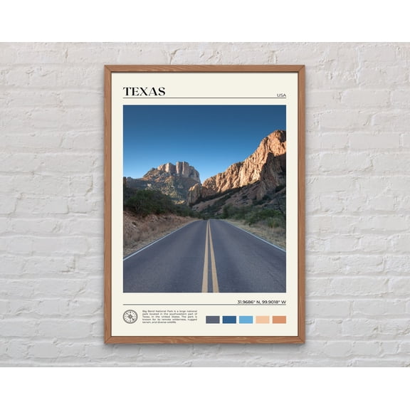 Real Photo, Texas Print, Texas Wall Art, Texas Poster, Texas Photo, Texas Poster Print, Texas Wall Decor, United States Poster Print, 16x24 UNFRAMED
