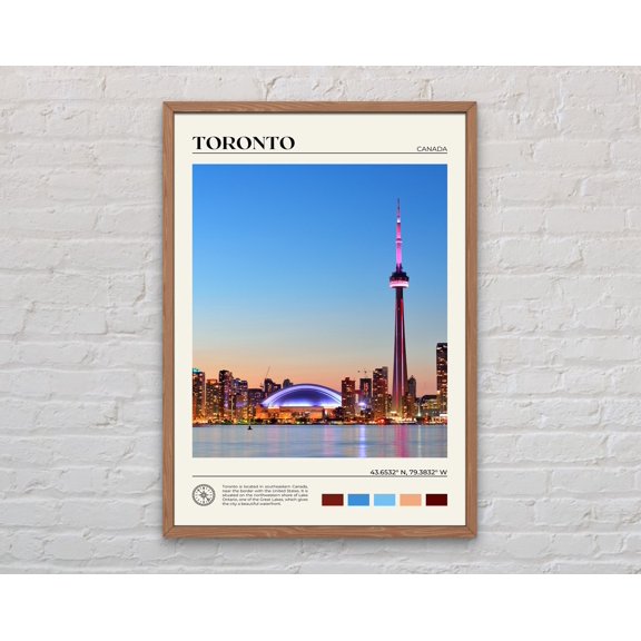 Real Photo, Toronto Print, Toronto Wall Art, Toronto Poster, Toronto Photo, Toronto Poster Print, Toronto Wall Decor, Canada Print, 12x18 UNFRAMED