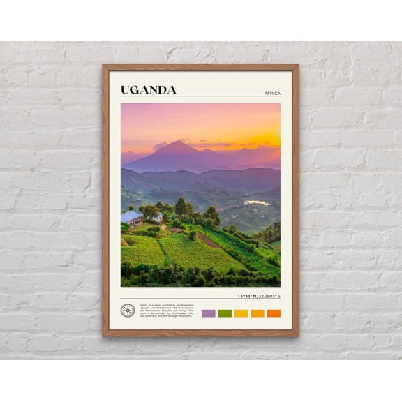 Real Photo, Uganda Print, Uganda Wall Art, Uganda Poster, Uganda Photo, Uganda Poster Print, Uganda Wall Decor, Kampala, Africa Print, 16x24 UNFRAMED