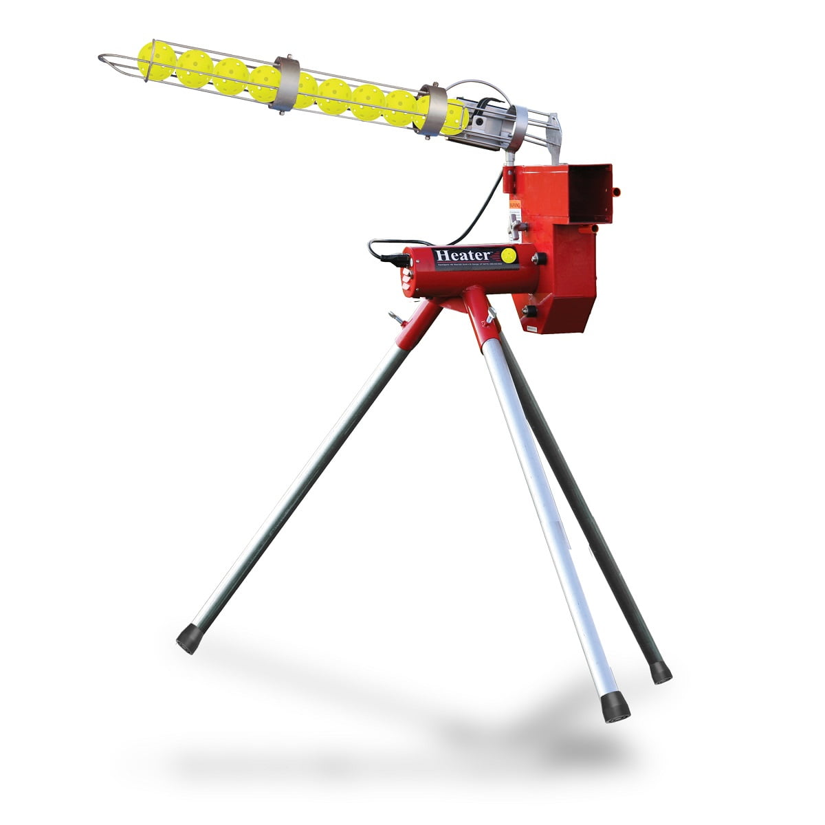 Real Pickleball Machine With Auto Ball Feeder