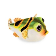 Real Planet 10.5" Green Puffer Fish Realistic Stuffed Animal, Sea Life Plush Toy & STEM Learning Gift for Birthday Boys & Girls