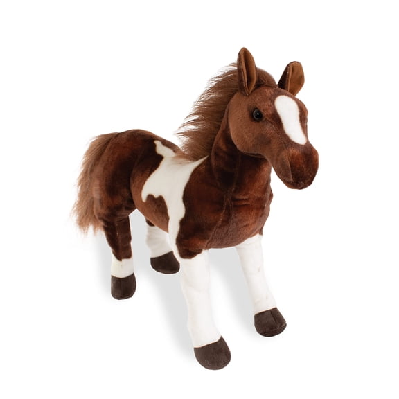 Real Planet 11" Brown Appaloosa Realistic Stuffed Animal, Cute Zoo Animals Plush Toy & STEM Learning Gift for Birthday Boys & Girls