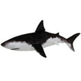 thumbnail image 1 of Real Planet 16" Black Great White Shark Realistic Stuffed Animal, Marine Sea Life Plush Toy & STEM Learning Gift for Birthday Boys & Girls, 1 of 1
