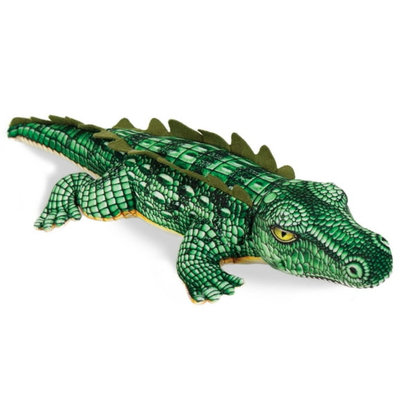 Real Planet 18.25" Long Green Crocodile Stuffed Animal, Green Croc Alligator Plush Toy Birthday Gift