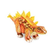 Real Planet 18.5" Orange Stegosaurus Dinosaur Realistic Stuffed Animal, Dinosaur Plush Toy & STEM Learning Gift for Birthday Boys & Girls