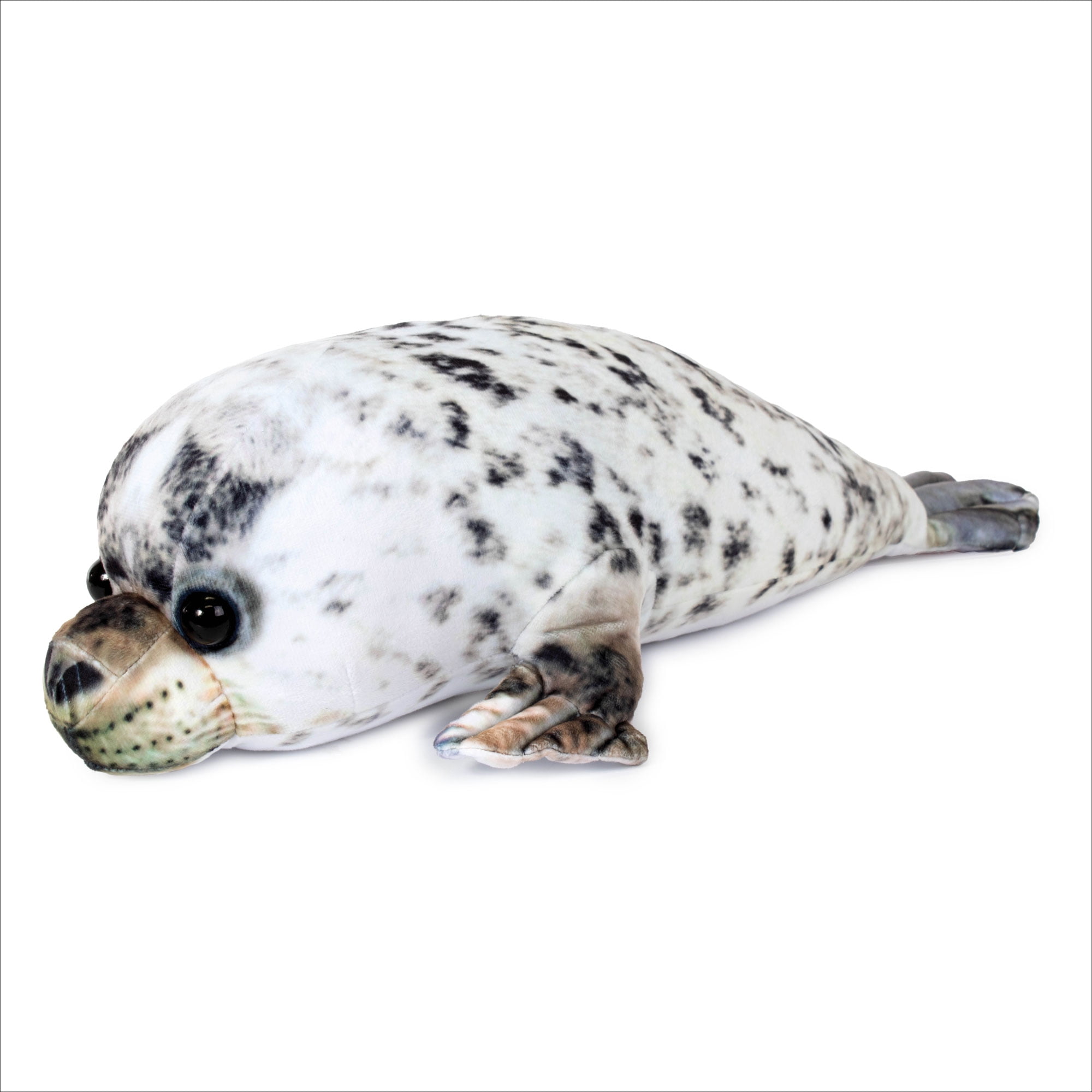 Real Planet 18" Long Arctic Harbor Seal Stuffed Animal, Realistic Cute Baby Plush Seal Birthday Toy