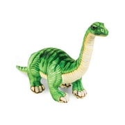 Real Planet 21.5" Green Long Neck Dinosaur Realistic Stuffed Animal, Brontosaurus Dinosaur Plush Toy & STEM Learning Gift for Birthday Boys & Girls