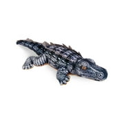 Real Planet 22.25" Gray Crocodile Alligator Realistic Stuffed Animal, Reptile Lizard Plush Toy & STEM Learning Gift for Birthday Boys & Girls