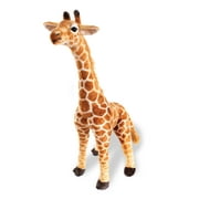 Real Planet 22.5" Gold Giraffe Realistic Stuffed Animal, Cute Zoo Animals Plush Toy & STEM Learning Gift for Birthday Boys & Girls
