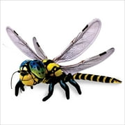 Real Planet 22" Yellow Dragonfly Realistic Stuffed Animal, Bug Insect Creepy Plush Toy & STEM Learning Gift for Birthday Boys & Girls