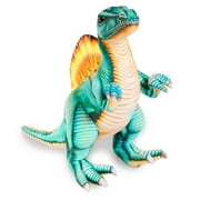 Real Planet 18.5" Blue Spinosaurus Dinosaur Realistic Stuffed Animal, Back Plate Dinosaur Plush Toy & STEM Learning Gift for Birthday Boys & Girls