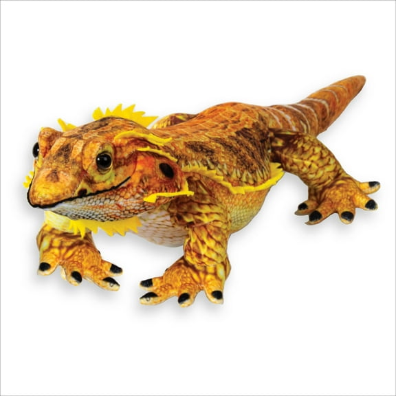 Real Planet 26" Yellow Bearded Dragon Lizard Realistic Stuffed Animal, Reptile Lizard Plush Toy & STEM Learning Gift for Birthday Boys & Girls