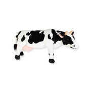 Real Planet 27.5" Black & White Cow Cute Realistic Stuffed Animal, Cute Farm Animals Plush Toy & STEM Learning Gift for Birthday Boys & Girls