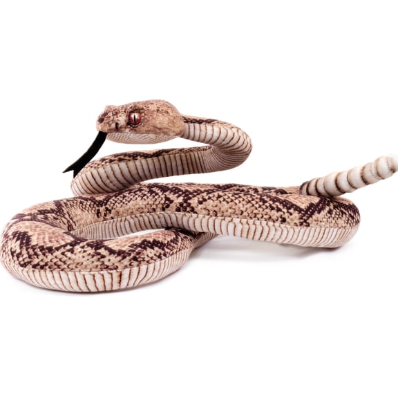 Real Planet Stuffed Animal Rattlesnake Brown 30 Inch