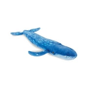 Real Planet 31.5" Blue Whale Realistic Stuffed Animal, Marine Sea Life Plush Toy & STEM Learning Gift for Birthday Boys & Girls