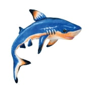 Real Planet 24" Blue Great White Shark Realistic Stuffed Animal, Marine Sea Life Plush Toy & STEM Learning Gift for Birthday Boys & Girls