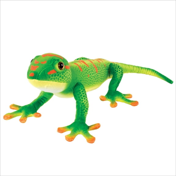 Real Planet 36" Green Gecko Lizard Realistic Stuffed Animal, Reptile Lizard Plush Toy & STEM Learning Gift for Birthday Boys & Girls