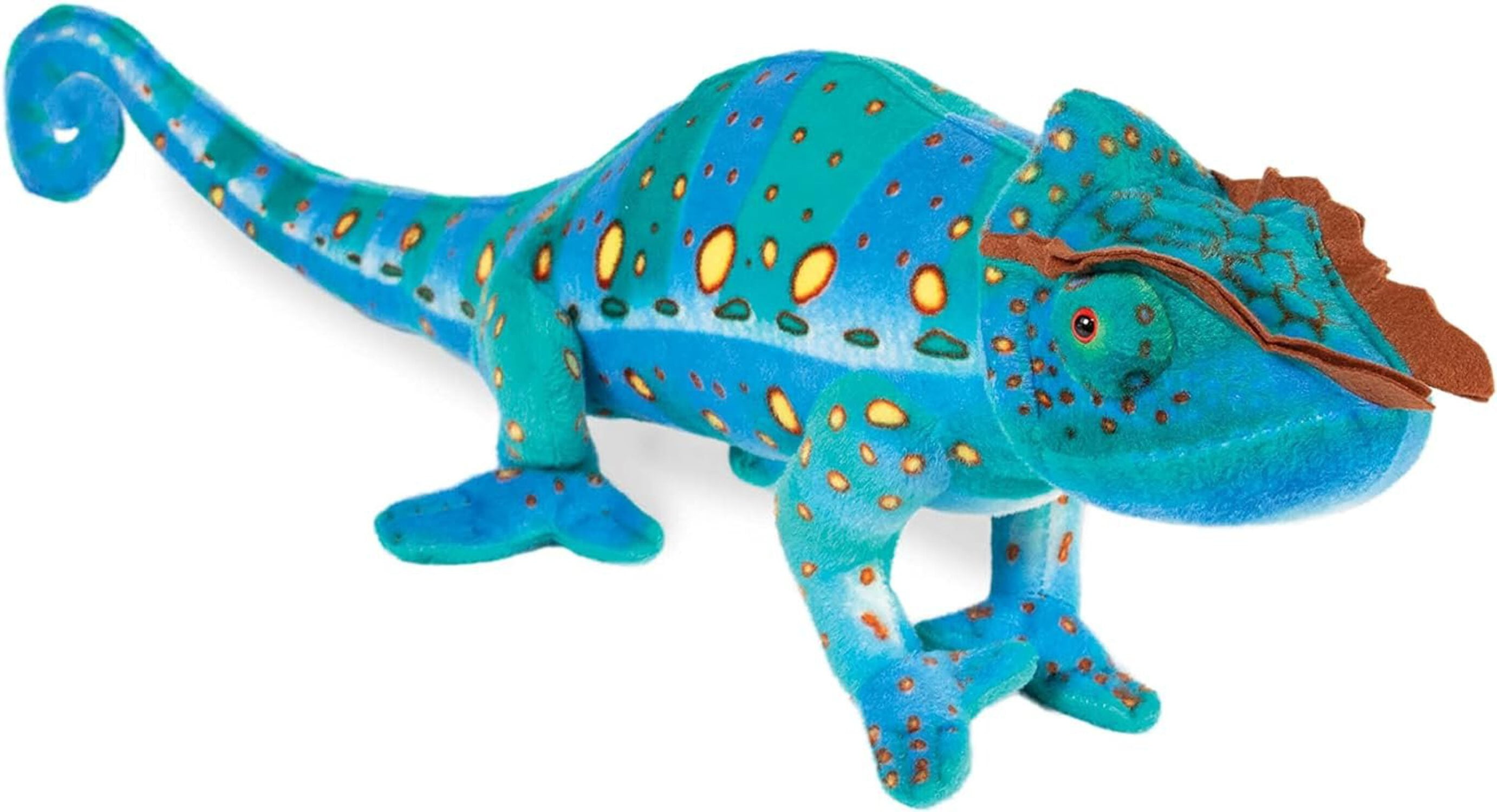 Real Planet African Chameleon 23 Plush Toy - Blue