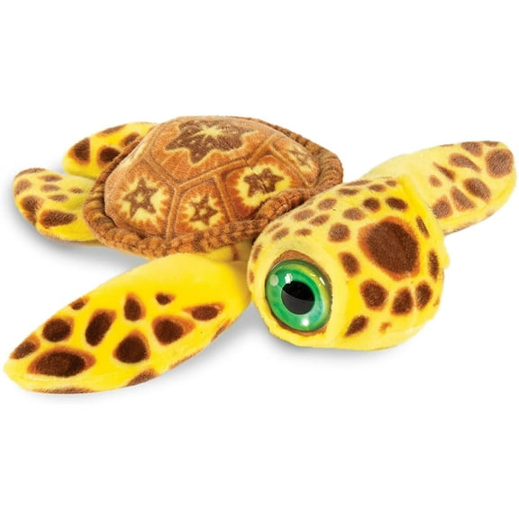 Real Planet Big Eyes Turtle Brown 8.75 Inch Realistic Soft Plush