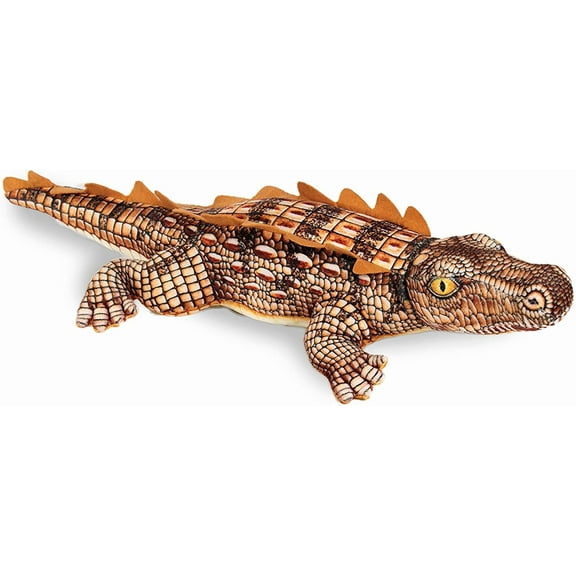 Real Planet Crocodile Brown 22.25 Inch Realistic Soft Plush