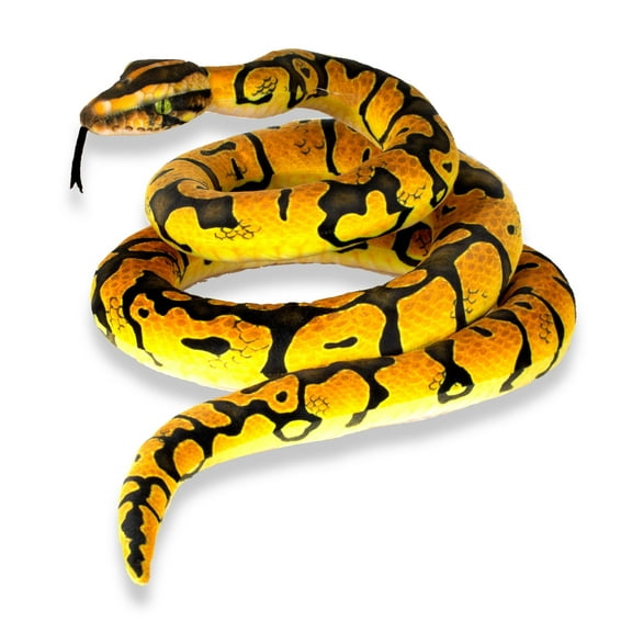 Real Planet Python Yellow 78.7 Inch Realistic Soft Plush