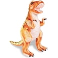 thumbnail image 1 of Real Planet Tyrannosaurus Rex Orange/Brown 27 InchRealistic Soft Plush, 1 of 1