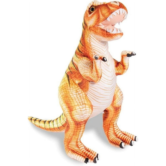 Real Planet Tyrannosaurus Rex Orange/Brown 27 InchRealistic Soft Plush