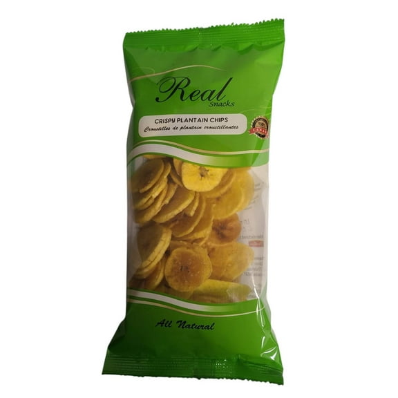 Real Plantain Chip unripe (Small)- Sweet  Crunchy Snack
