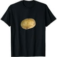 thumbnail image 1 of Real Potato Photo Funny Starchy Vegetable Side Dish Novelty T-ShirtMen's and women's short-sleeved pure cotton shirts, 1 of 6