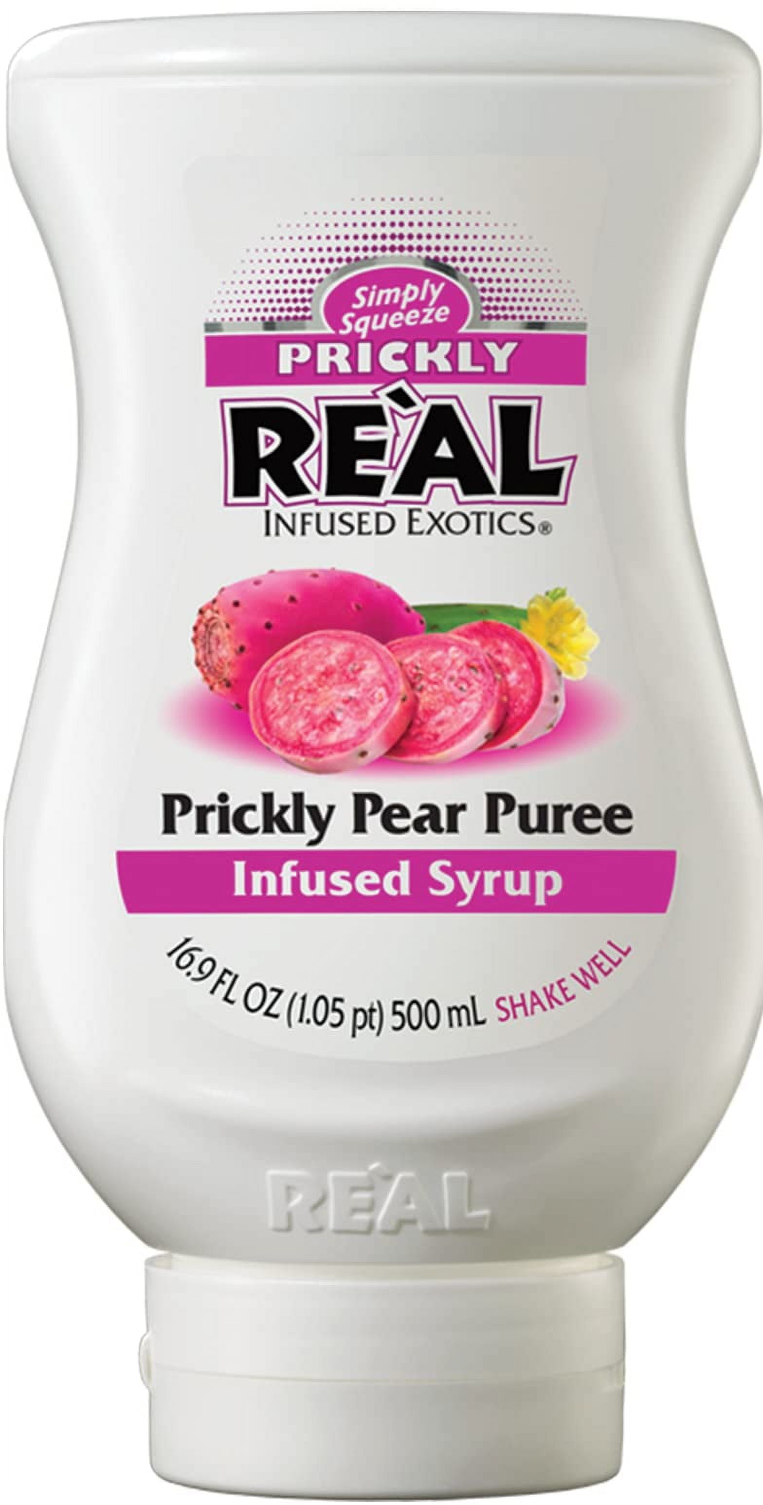 Real Prickly Pear Puree Infused Syrup 16.9 fl. oz/500ml