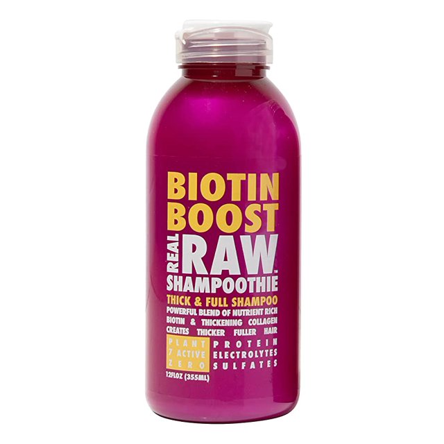 Real Raw Shampoothie Biotin Boost Shampoo, 12 fl oz