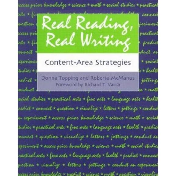 Real Reading, Real Writing: Content-Area Strategies, (Paperback)