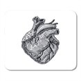 thumbnail image 1 of Real Realistic Human Heart Vintage Anatomy Sketch Drawn Hand Mousepad Mouse Pad Mouse Mat 9x10 inch, 1 of 3