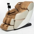 thumbnail image 1 of Real Relax 3D Massage Chair, Full Body Zero Gravity Recliner with SL Track, Yoga Stretching, Foot Rollers, Bluetooth, Heating, Brown, 1 of 8