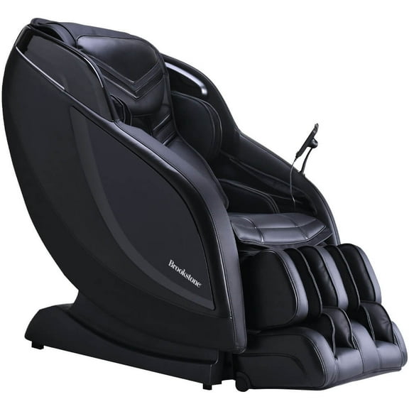Brookstone BK650BLK 3D Zero Gravity Massage Chair - Black/Black