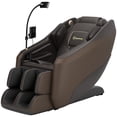 thumbnail image 1 of Real Relax Electric Massage Chair, Zero Gravity Full Body Massage Recliner Chair with 10 Fixed Rollers, Touch Screen Controller, Brown, 1 of 10