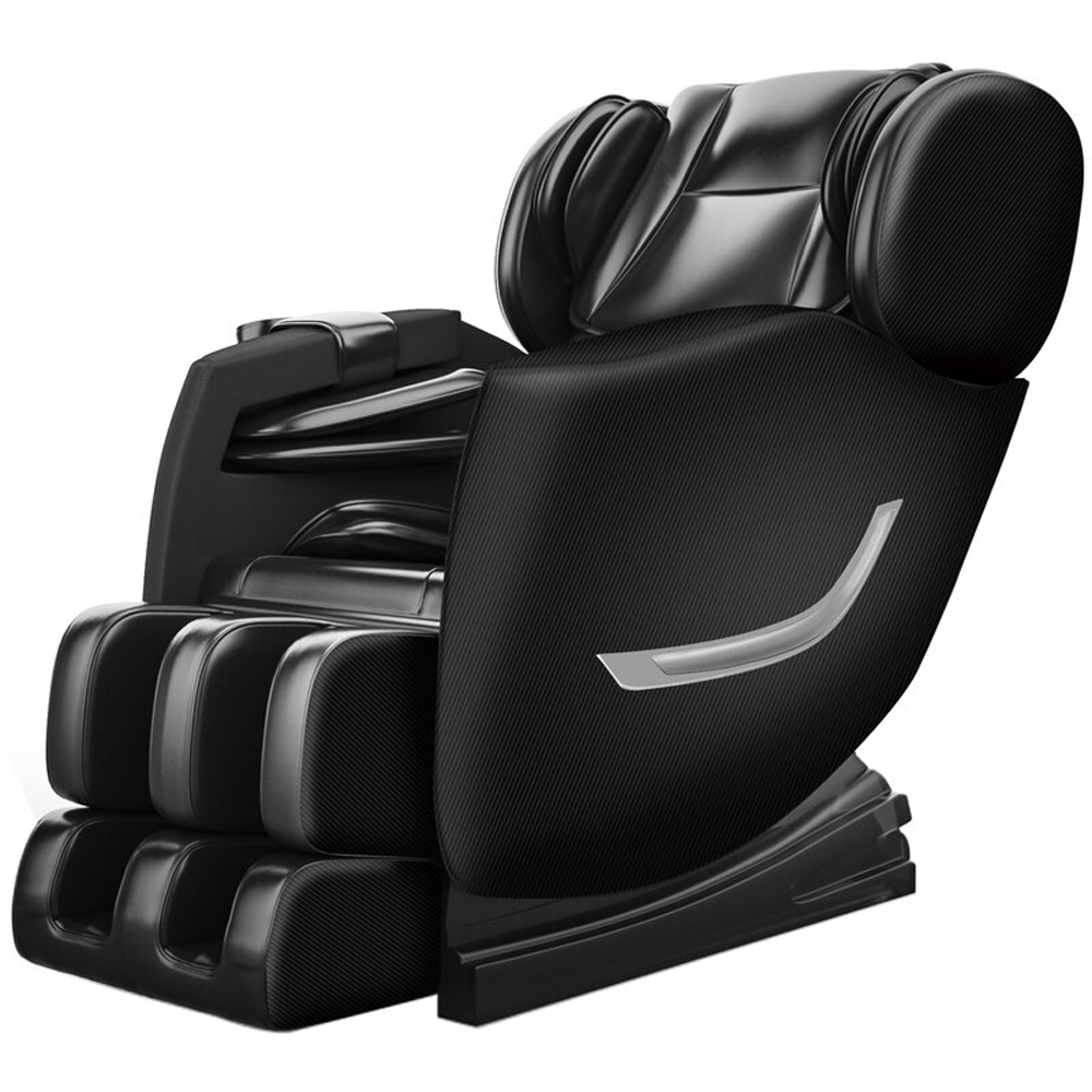 Real Relax Full Body Electric Zero Gravity Shiatsu Massage Chair with Bluetooth Heating and Foot Roller for Home and Office, Black - image 1 of 6