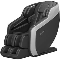 Real Relax Full Body Massage Chair, Zero Gravity SL-Track Massage Recliner with Yoga Stretch, Heating and Foot Massage, Black