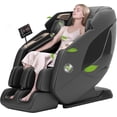 thumbnail image 1 of Real Relax 4D Full Body Massage Chair, Zero Gravity SL Track Recliner with Negative Ion Purification, Aromatherapy, Yoga Stretching, Auto Body Scan, Black, 1 of 9