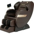 thumbnail image 1 of Real Relax S Track Massage Chair, Full Body Zero Gravity Shiatsu Recliner with Smart Voice Controller, Brown, 1 of 11