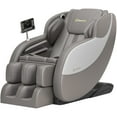 thumbnail image 1 of Real Relax Zero Gravity Full Body Massage Chair Recliner with Heating and Foot Massage, Brown, 1 of 10